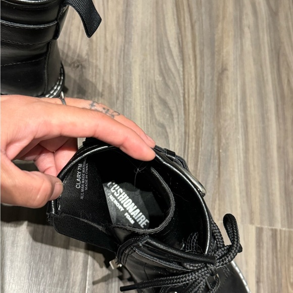 Cushionaire black Combat boots - Picture 6 of 6